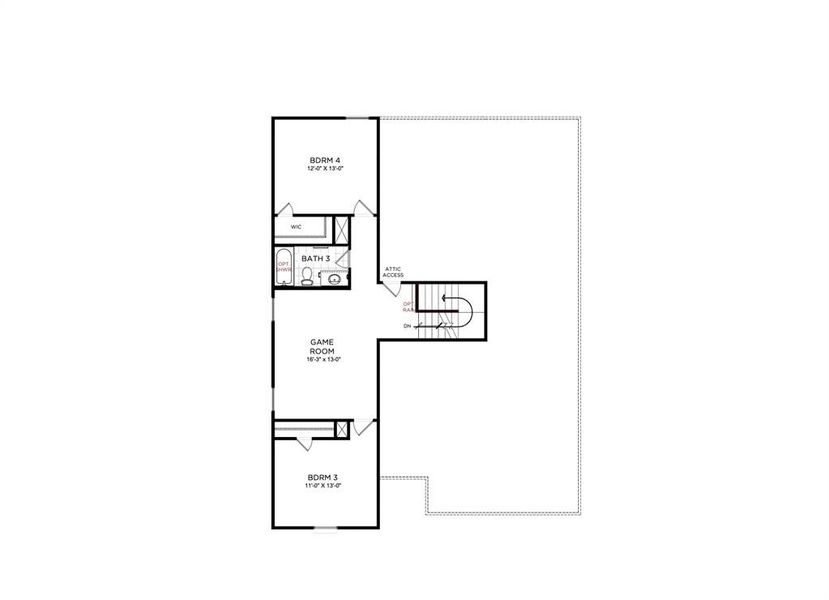 2D floor plan layout of this home in , Fort Worth, TX (Image 6). 2D floor plan layout of this home in , Fort Worth, TX (Image 6).