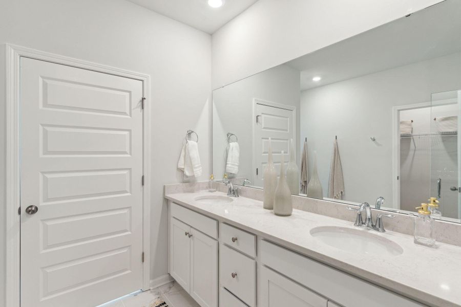 Furnished interior view inside a new home in Horizons at Summers Corner | 55+, Summerville (Image 11).