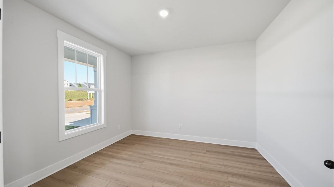 Furnished interior view inside a new home in Kayfield at Midway, Anderson (Image 6).