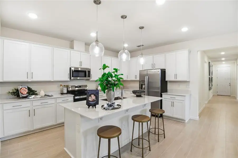 Furnished interior view inside a new home in Seasons at Scenic Terrace, Lake Hamilton (Image 11).
