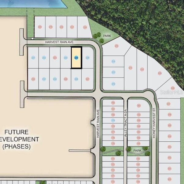 Harvest at Ovation ~ Site Map