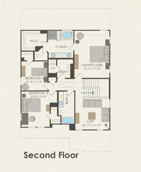 Pulte Homes, Lochridge floor plan