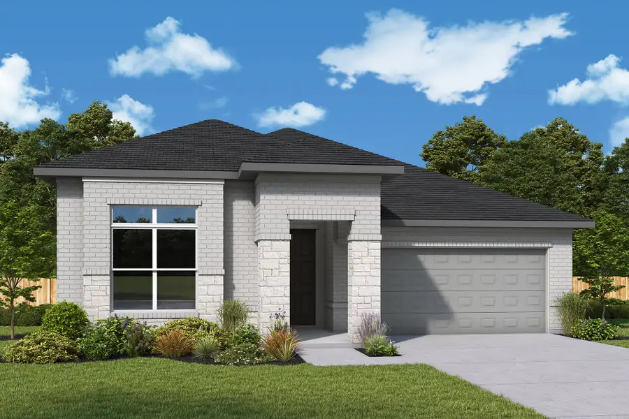 Representative exterior photo of a completed home built from the The Maple by David Weekley Homes in Creekshaw – Classic, Royse City, TX (Image 2).