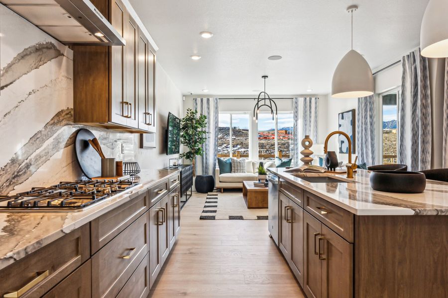 Representative furnished interior of a home built from the Maroon Bells by Taylor Morrison in Sugar Creek City Collection, Loveland (Image 10).