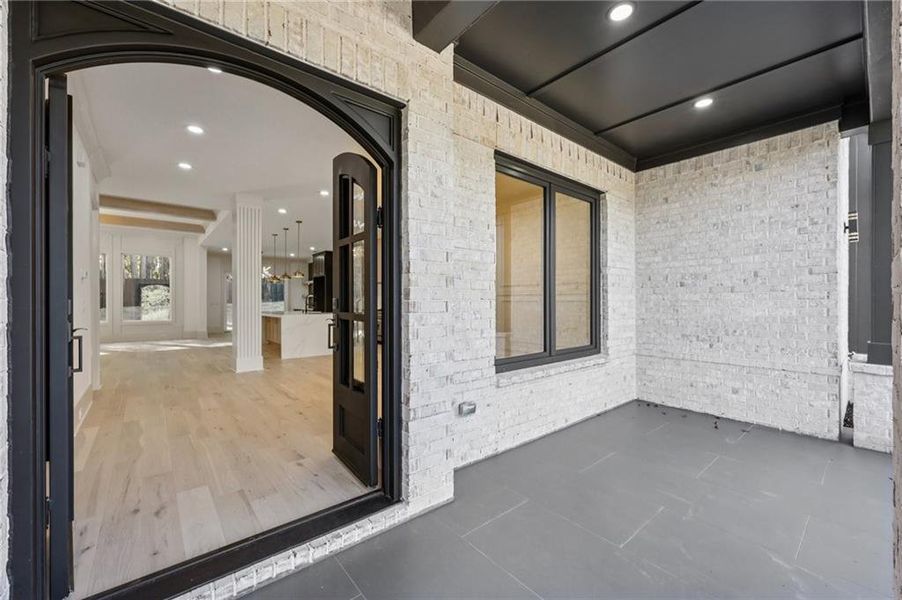 Exterior details and patio area of a home in , Dacula (Image 28).