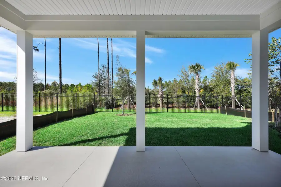 Exterior details and patio area of a home in Crosswinds at Nocatee, Nocatee (Image 3).