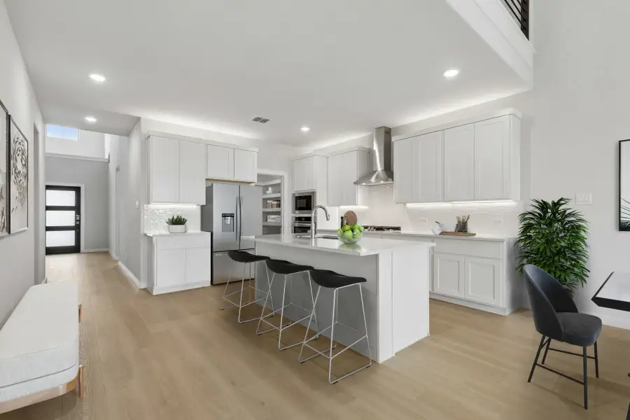 Kitchen in the Winters home plan by Trophy Signature Homes – REPRESENTATIVE PHOTO