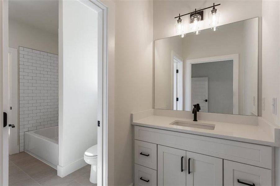 Furnished interior view inside a new home in , Smyrna (Image 12).