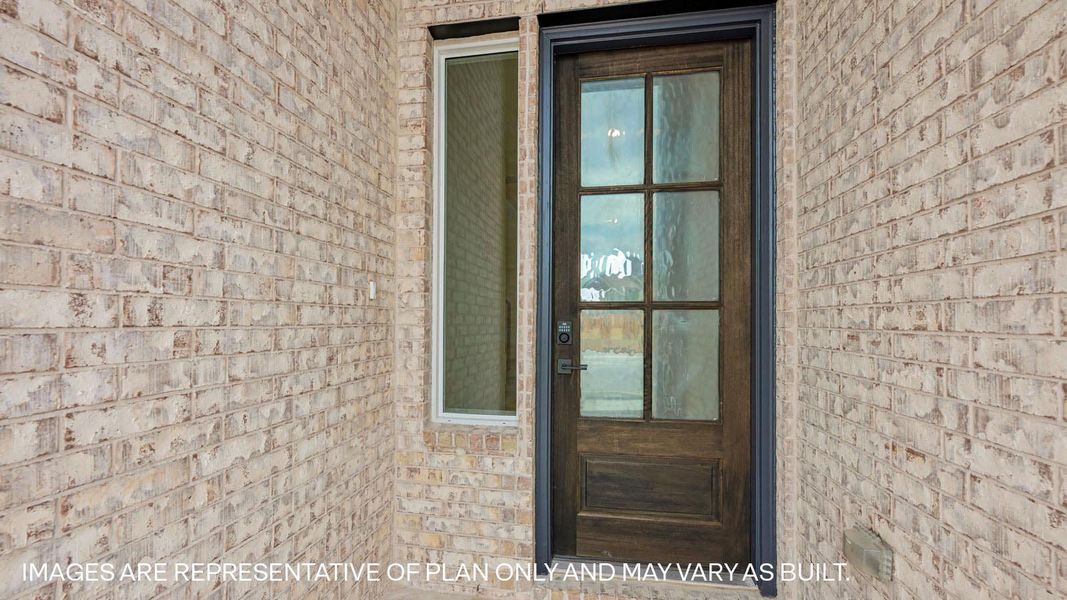 Representative exterior details of a home built from the The Ingram by D.R. Horton in The Enclave at Bar W Ranch, Leander (Image 3).