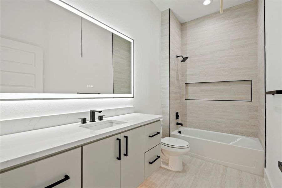 Furnished interior view inside a new home in , Dallas (Image 10). Furnished interior view inside a new home in , Dallas (Image 10).