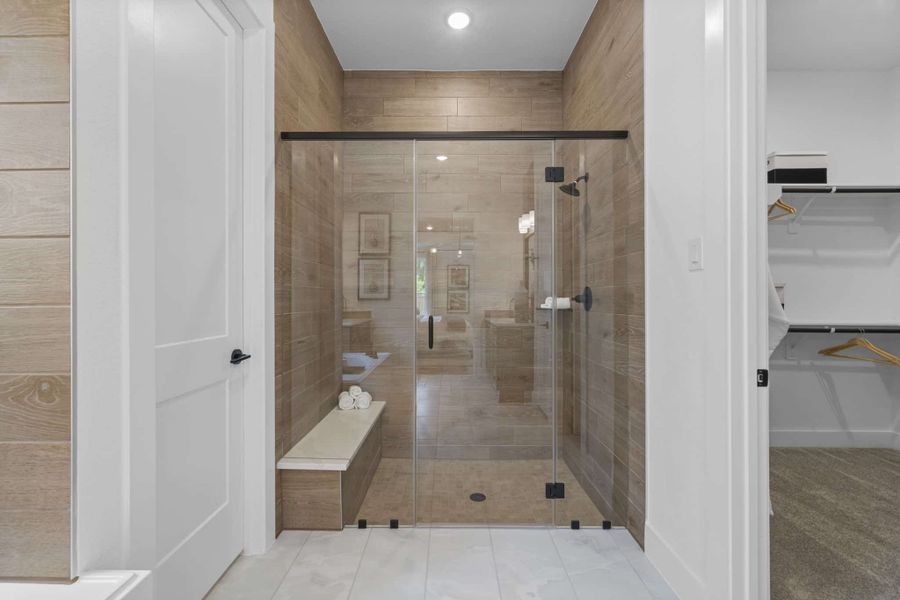 Furnished interior view inside a new home in The Highlands, Porter (Image 36).