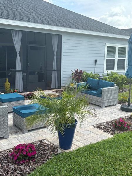 Exterior details and patio area of a home in , Ocala (Image 37).