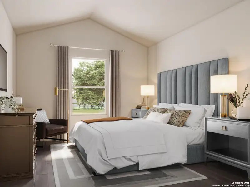 Furnished interior view inside a new home in Las Colinas, Kenedy (Image 5).