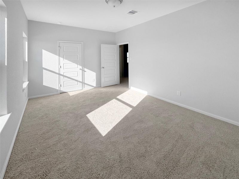 The Waring III-  Bedroom 3. Under construction, options, upgrades and colors will vary.