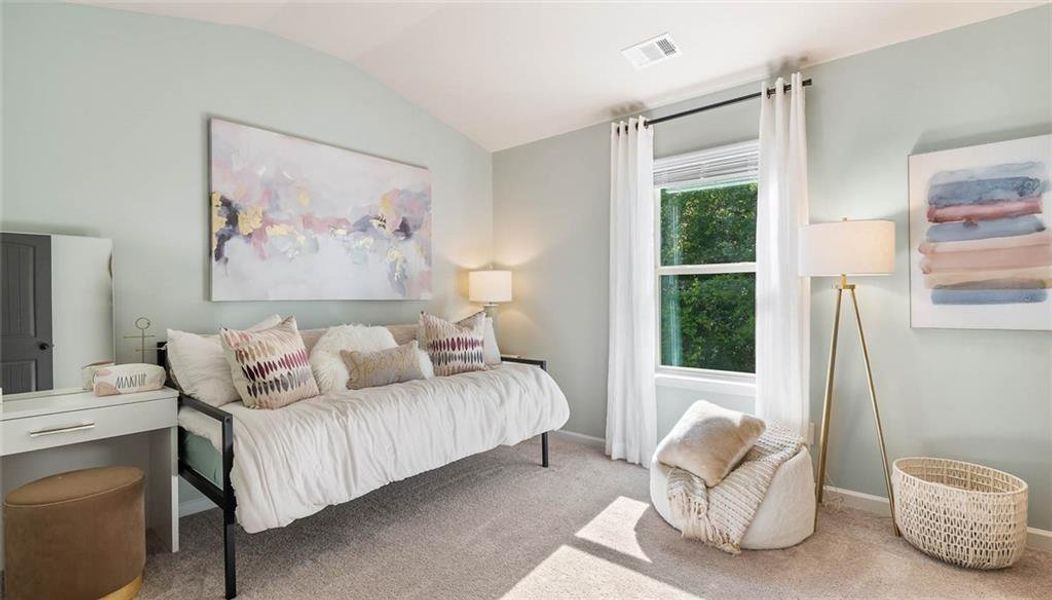 Furnished interior view inside a new home in Camp Creek Village, Atlanta (Image 3).