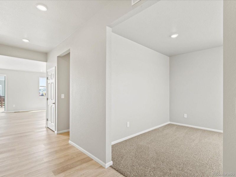 Spacious, unfurnished interior of a new home in Revere at Johnstown, Johnstown (Image 28). Spacious, unfurnished interior of a new home in Revere at Johnstown, Johnstown (Image 28).