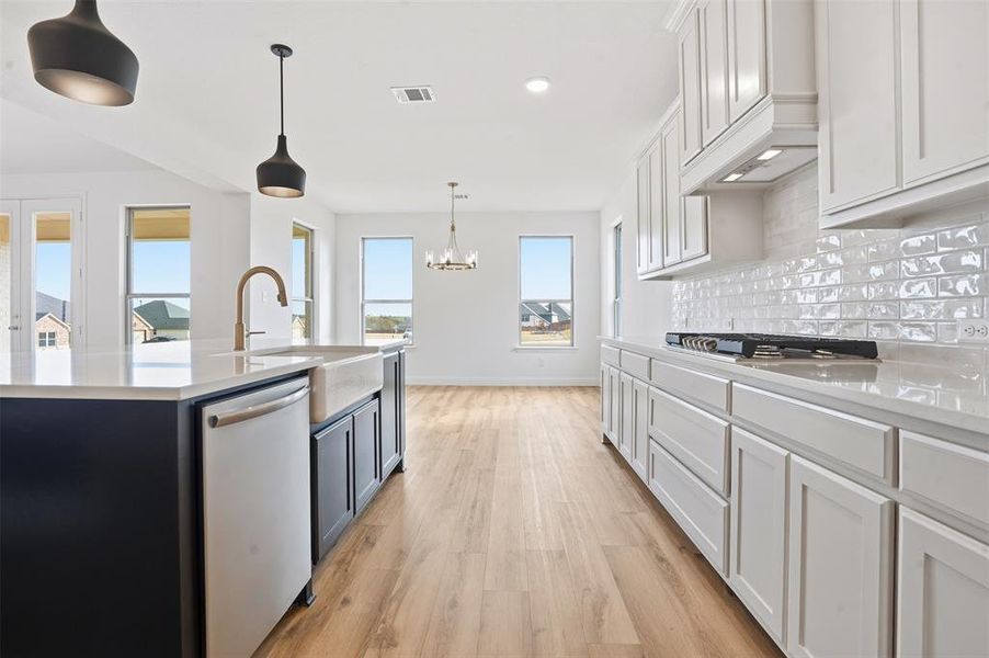 Furnished interior view inside a new home in Wildcat Ridge, Godley (Image 9). Furnished interior view inside a new home in Wildcat Ridge, Godley (Image 9).