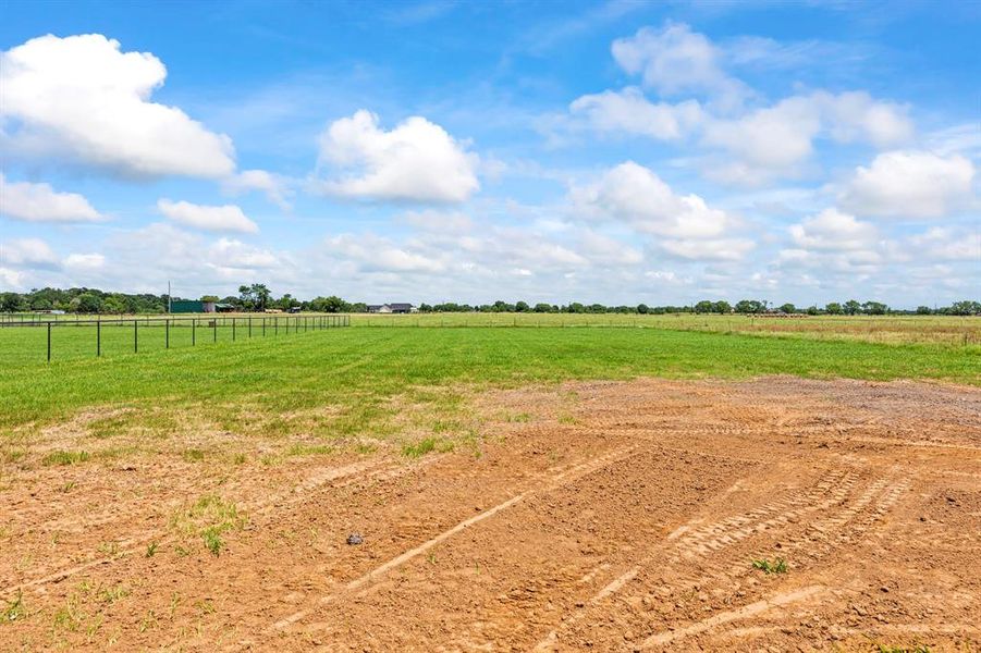 View of yard featuring a rural view