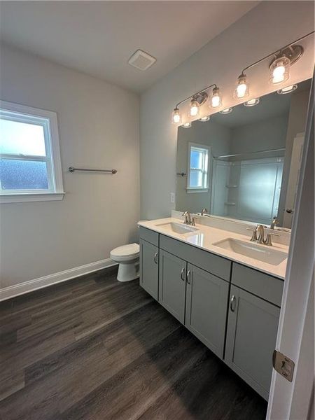 Furnished interior view inside a new home in Mirror Lake at South Harbour, Villa Rica (Image 7).