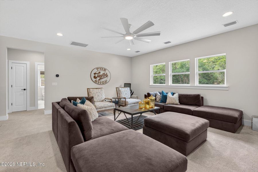 Furnished interior view inside a new home in SilverLeaf, St. Augustine (Image 38).