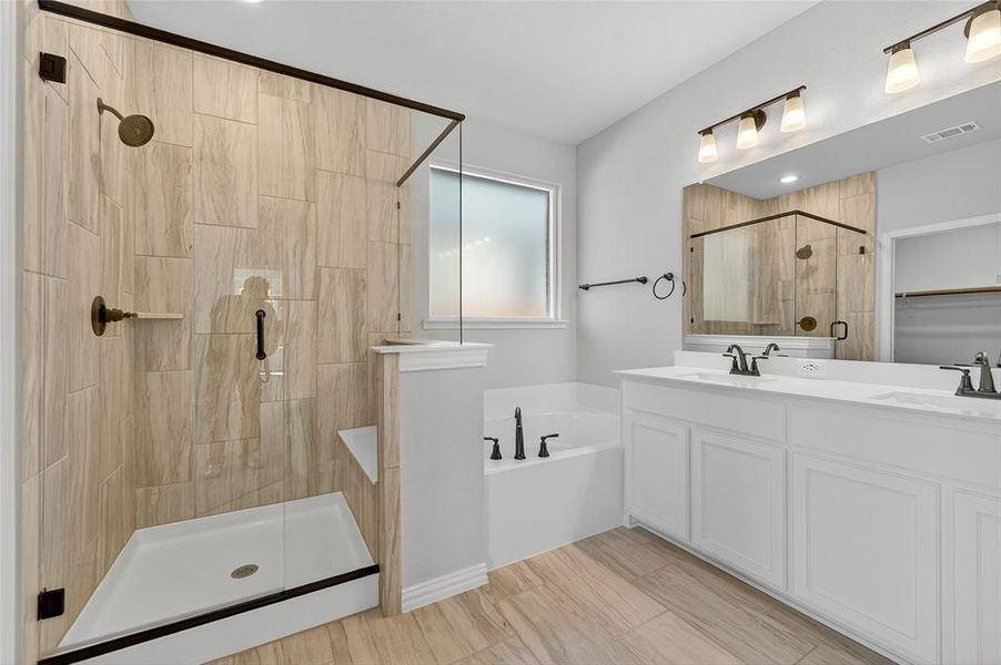 Furnished interior view inside a new home in Northstar, Haslet (Image 7). Furnished interior view inside a new home in Northstar, Haslet (Image 7).