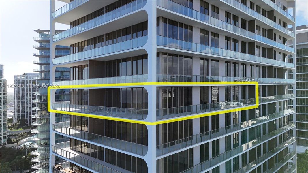 Condo located in Miami, FL showcasing its design and architecture (Image 5).