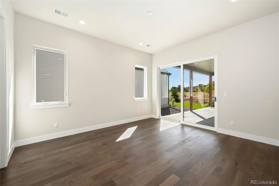 Spacious, unfurnished interior of a new home in Pelican Shores at Water Valley, Windsor (Image 14).