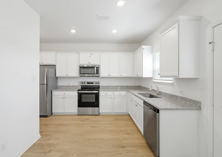 Chef-ready kitchen with all appliances included