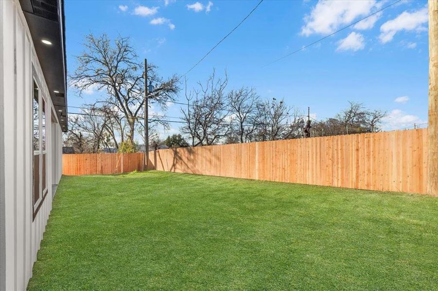 Exterior details and patio area of a home in , Fort Worth (Image 25).