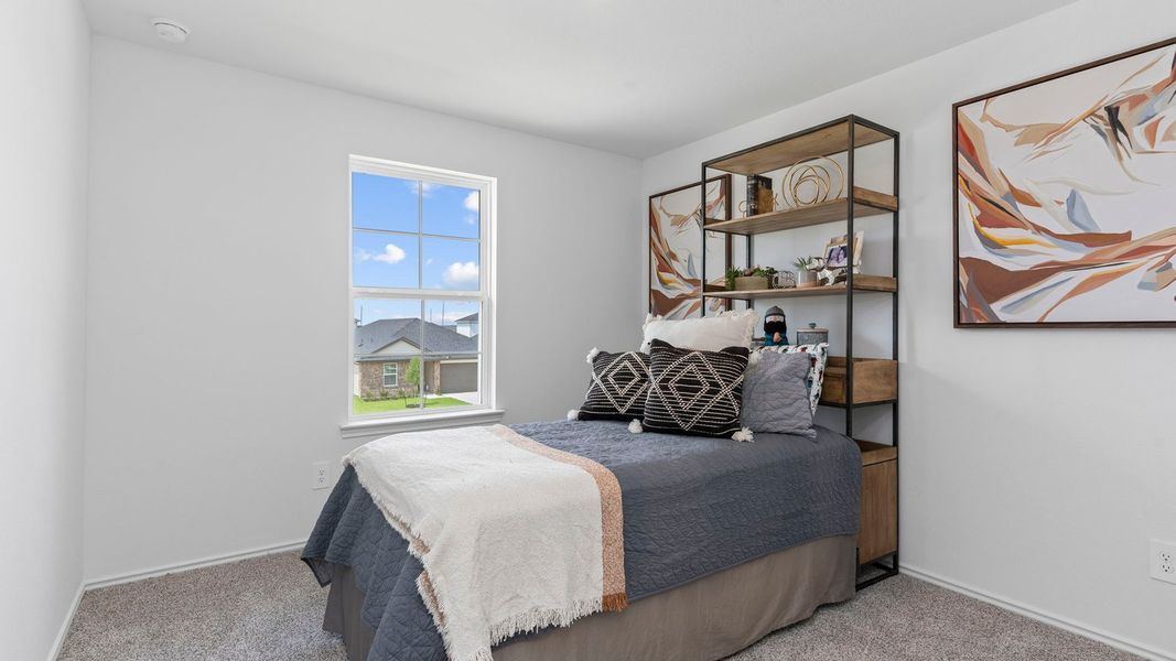 Furnished interior view inside a new home in Tamarron, Fulshear (Image 22).