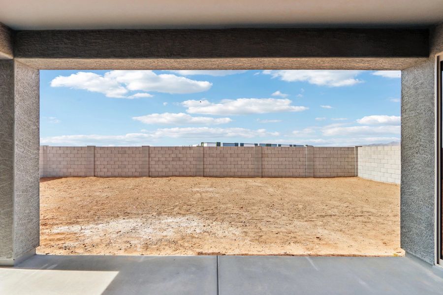Covered patio