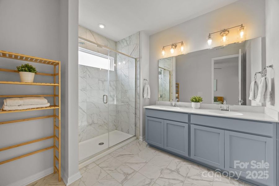 Furnished interior view inside a new home in , Charlotte (Image 12).