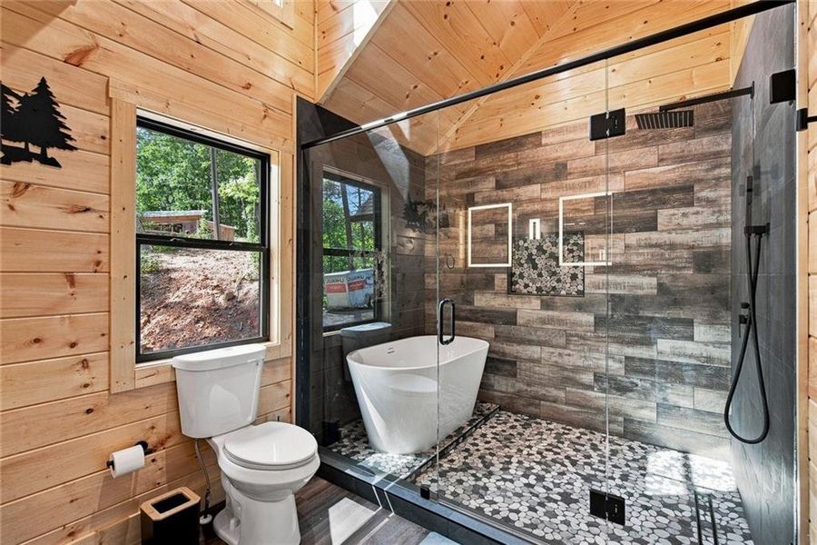 Furnished interior view inside a new home in , Ellijay (Image 12).