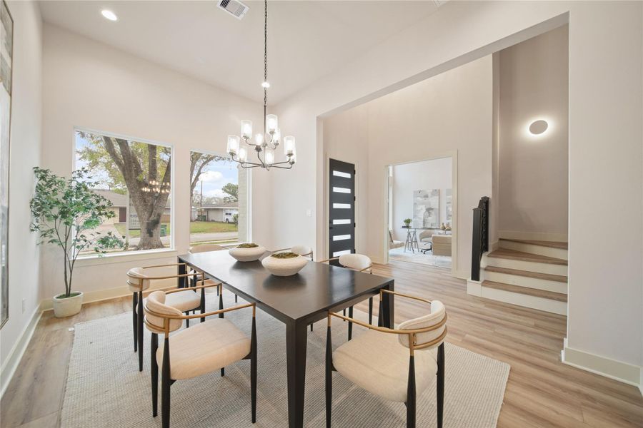 Furnished interior view inside a new home in , Houston (Image 13).