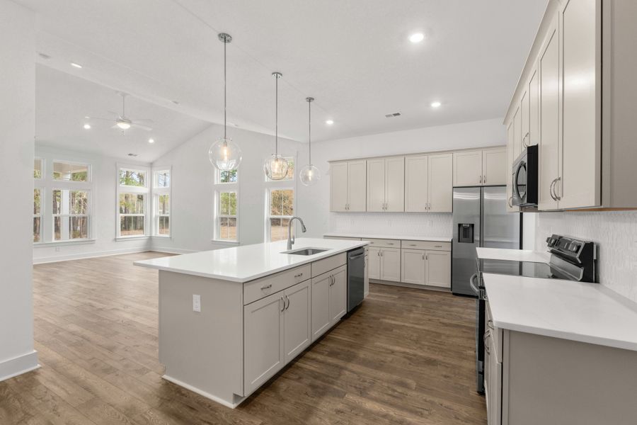 Furnished interior view inside a new home in Long Bay Golf Club, Longs (Image 5).