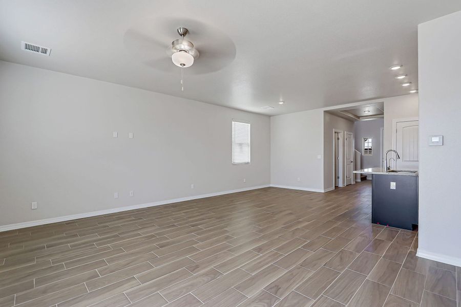 Representative unfurnished interior of a home built from the Sinatra by View Homes in Desert Springs | Enchanted Series, El Paso (Image 33).