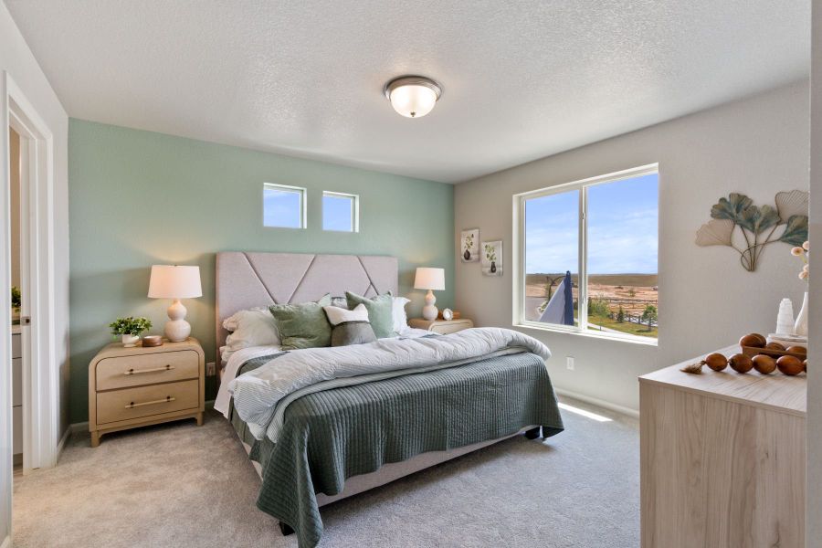 Furnished interior view inside a new home in Banning Lewis Ranch, Colorado Springs (Image 12).