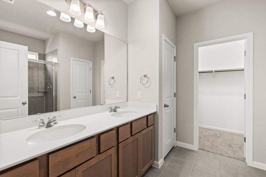 Primary Bath with Dual Vanities