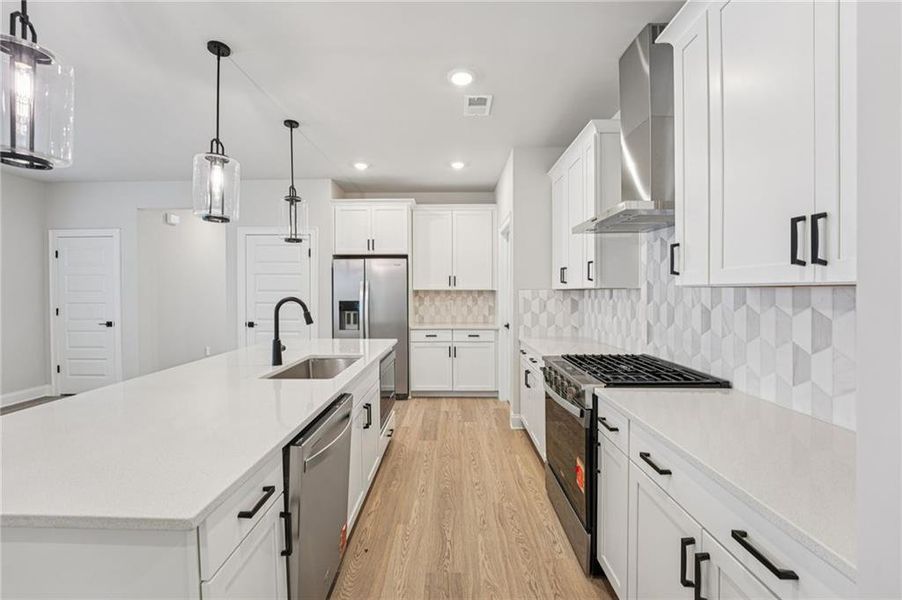 Furnished interior view inside a new home in Hemingway - Reserve Series, Cumming (Image 5). Furnished interior view inside a new home in Hemingway - Reserve Series, Cumming (Image 5).