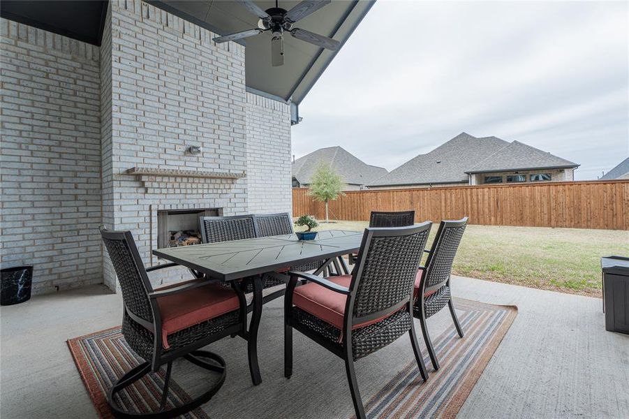 Exterior details and patio area of a home in , McKinney (Image 21).