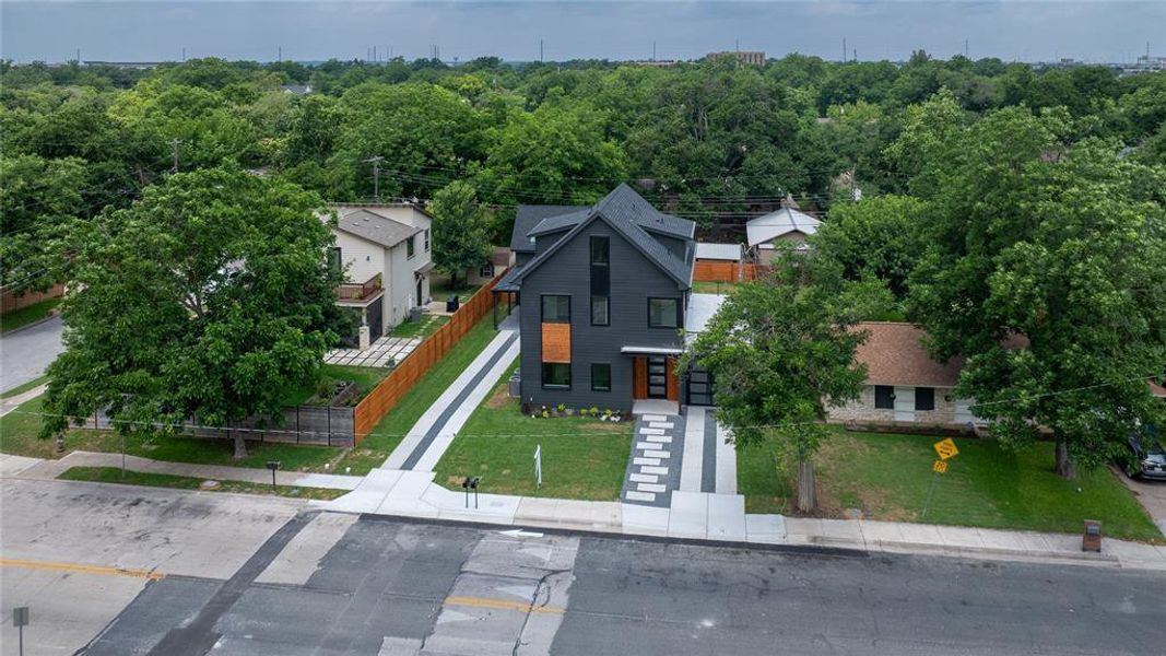 Front exterior of a new home in , Austin, TX, highlighting curb appeal (Image 24).