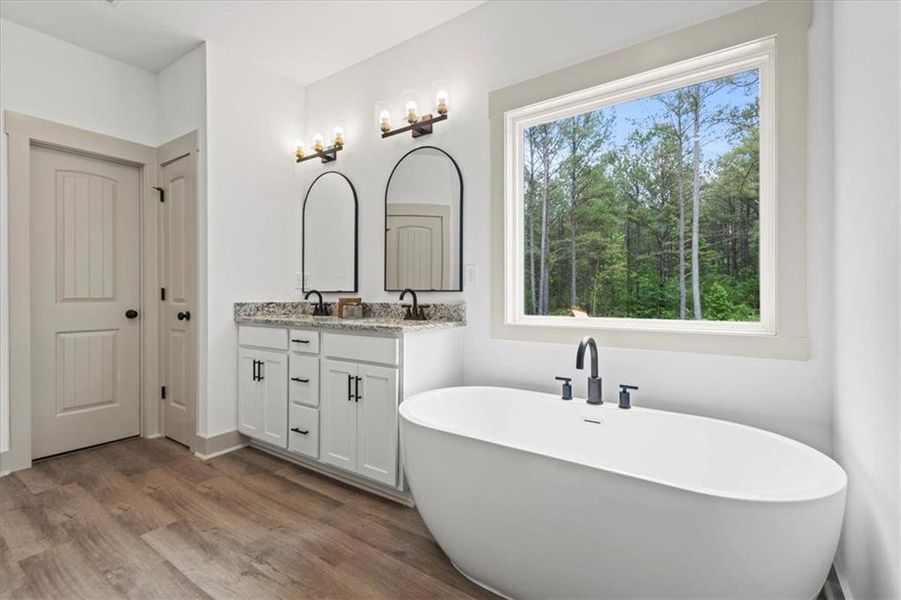 Furnished interior view inside a new home in , Buchanan (Image 40).