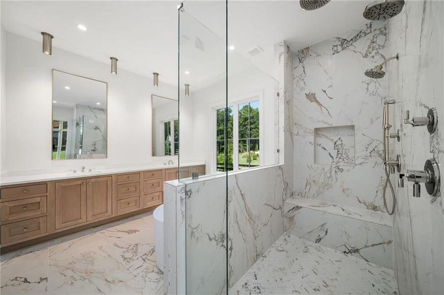 Furnished interior view inside a new home in , Roswell (Image 38).