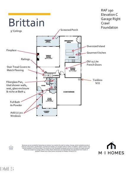 RAF 190 Brittain C-3 Story-Contract File