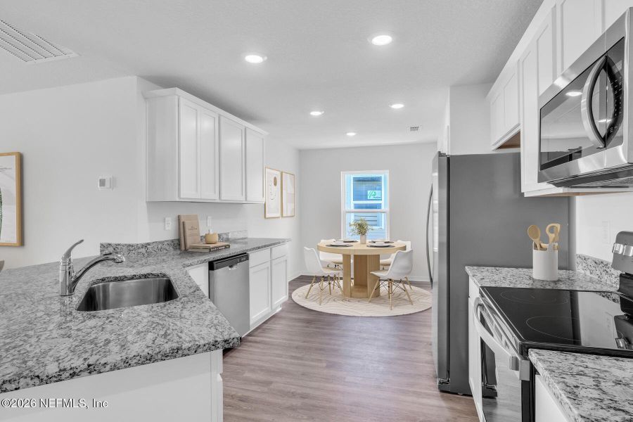 Furnished interior view inside a new home in Whisper Ridge, Hilliard (Image 7).