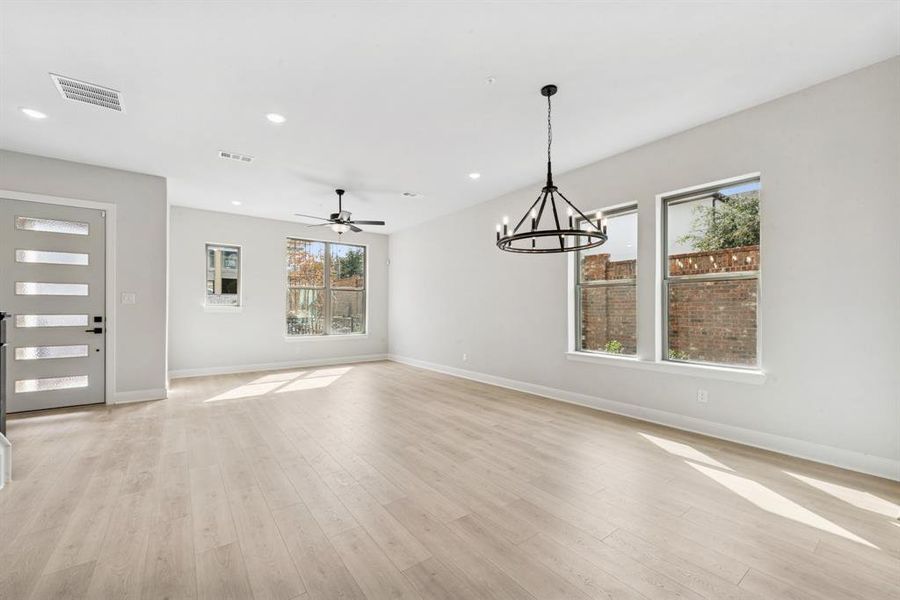 Spacious, unfurnished interior of a new home in Hillside at Las Colinas, Irving (Image 23). Spacious, unfurnished interior of a new home in Hillside at Las Colinas, Irving (Image 23).