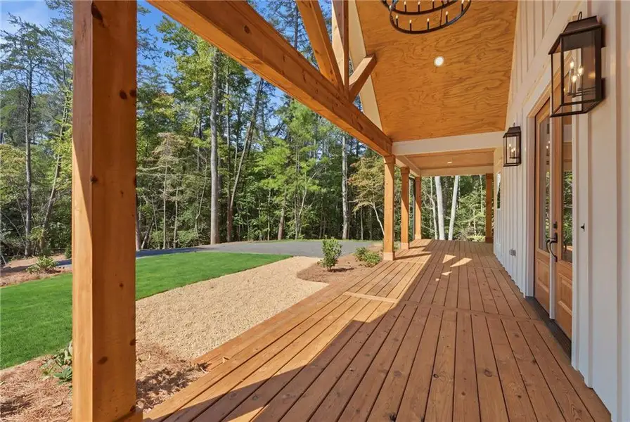 Exterior details and patio area of a home in , Dahlonega (Image 3). Exterior details and patio area of a home in , Dahlonega (Image 3).