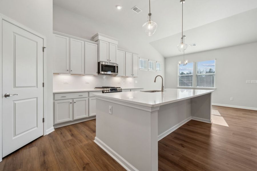 Representative furnished interior of a home built from the The Wallace by Stanley Martin Homes in The Retreat at Laurelbrook, Sherrills Ford (Image 6).
