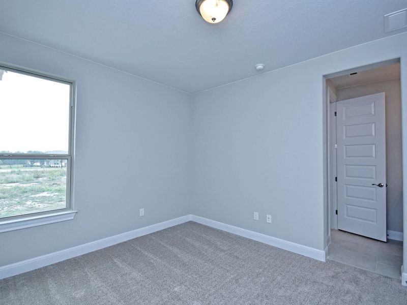 Representative unfurnished interior of a home built from the San Simeon I by Giddens Homes in Clearwater Ranch, Liberty Hill (Image 451).