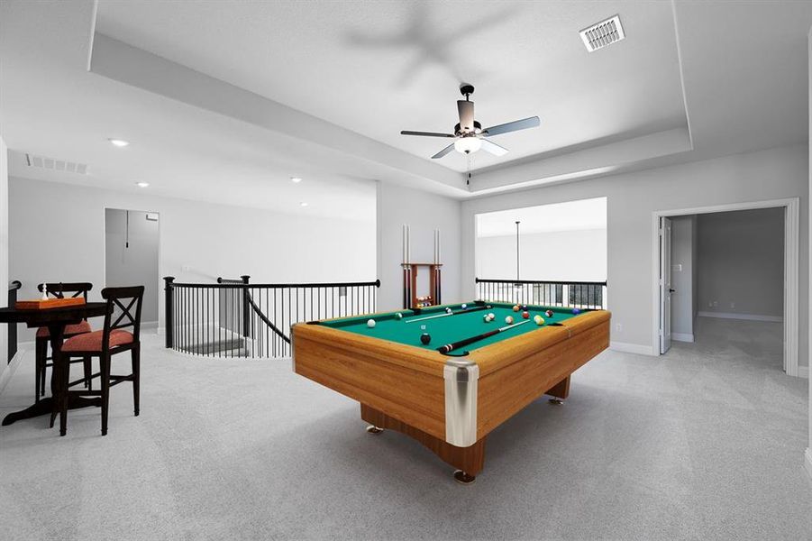 1612 Yellow Rose Road ~ Virtually Staged Photo